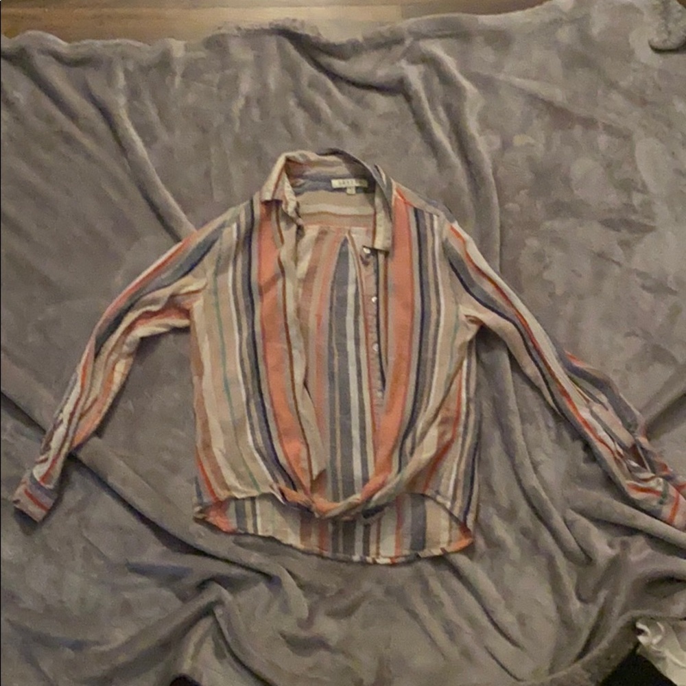 Harper tied blouse